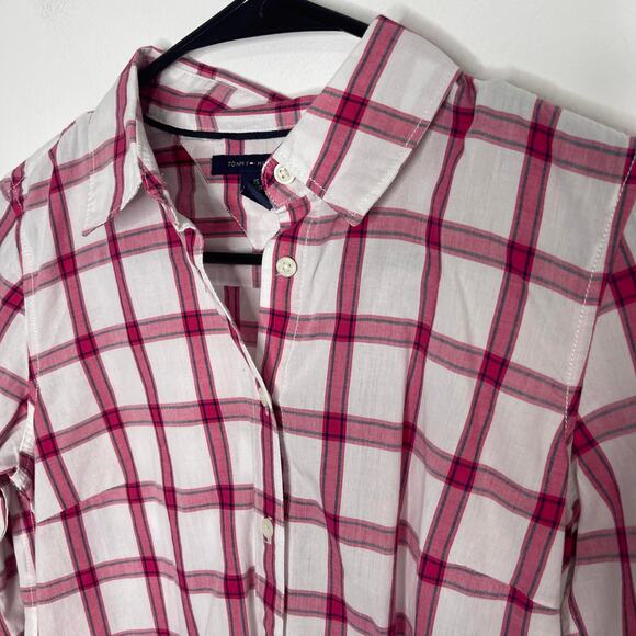 GAP fitted boyfriend button down shirt top M - Picture 3 of 13